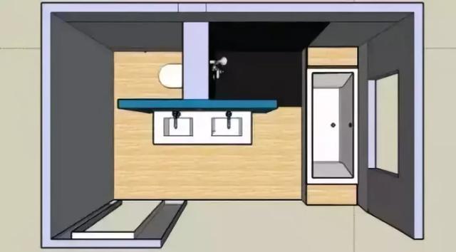 4㎡的卫生间洗澡都嫌挤?30年设计师给出完美布局,妥了