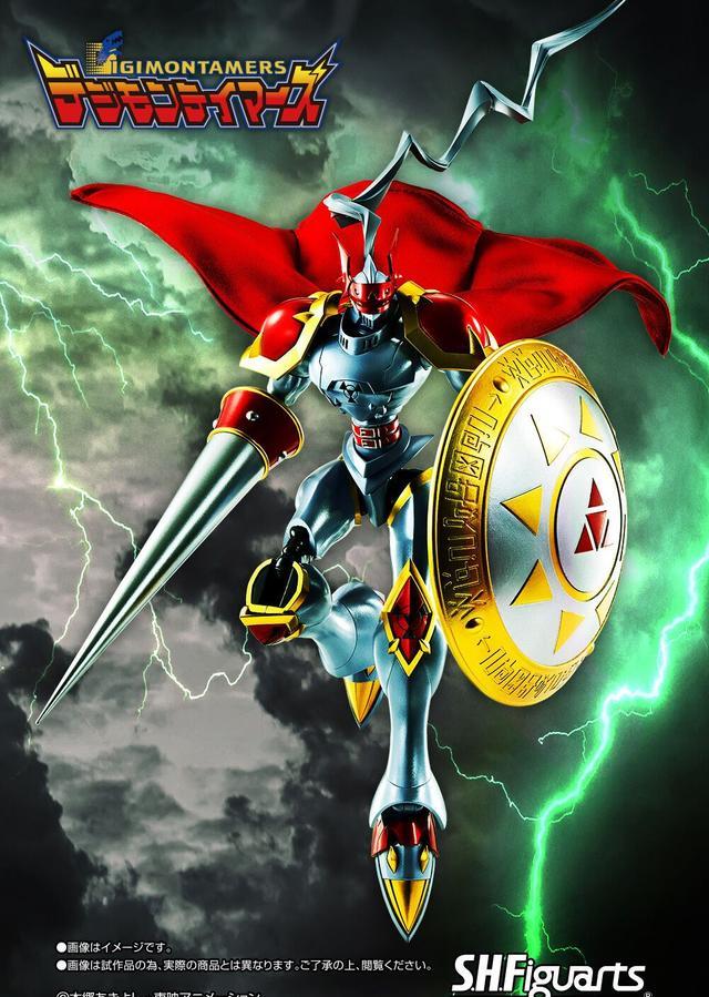 数码宝贝|数码宝贝：红莲骑士兽SHF手办再诞官图公开还原度最强的公爵兽