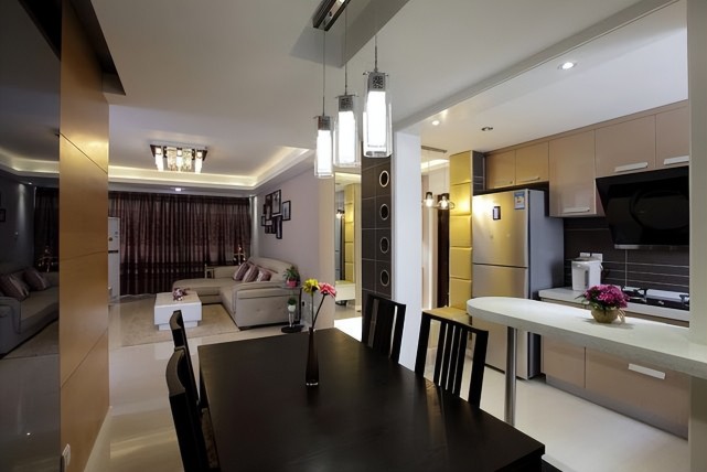 第一套新房现在已经装修好了，最喜欢的就是客厅，晒晒