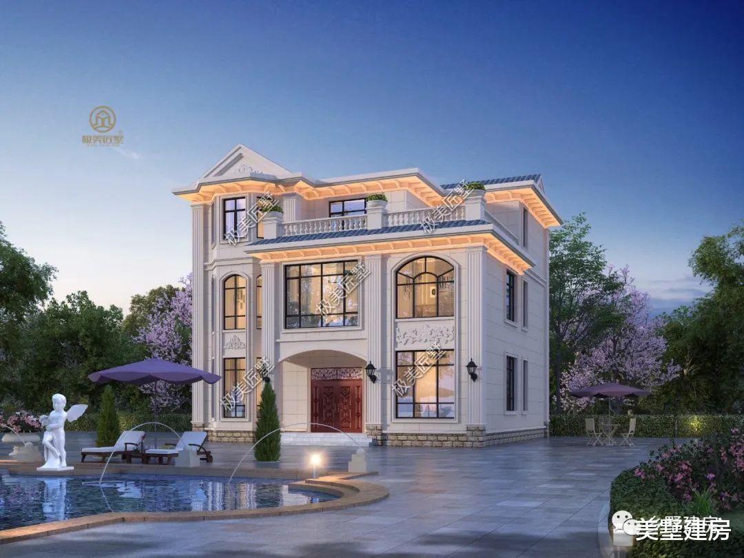 真的坐不住了,快看这款大气的欧式三层别墅,保证你心动!