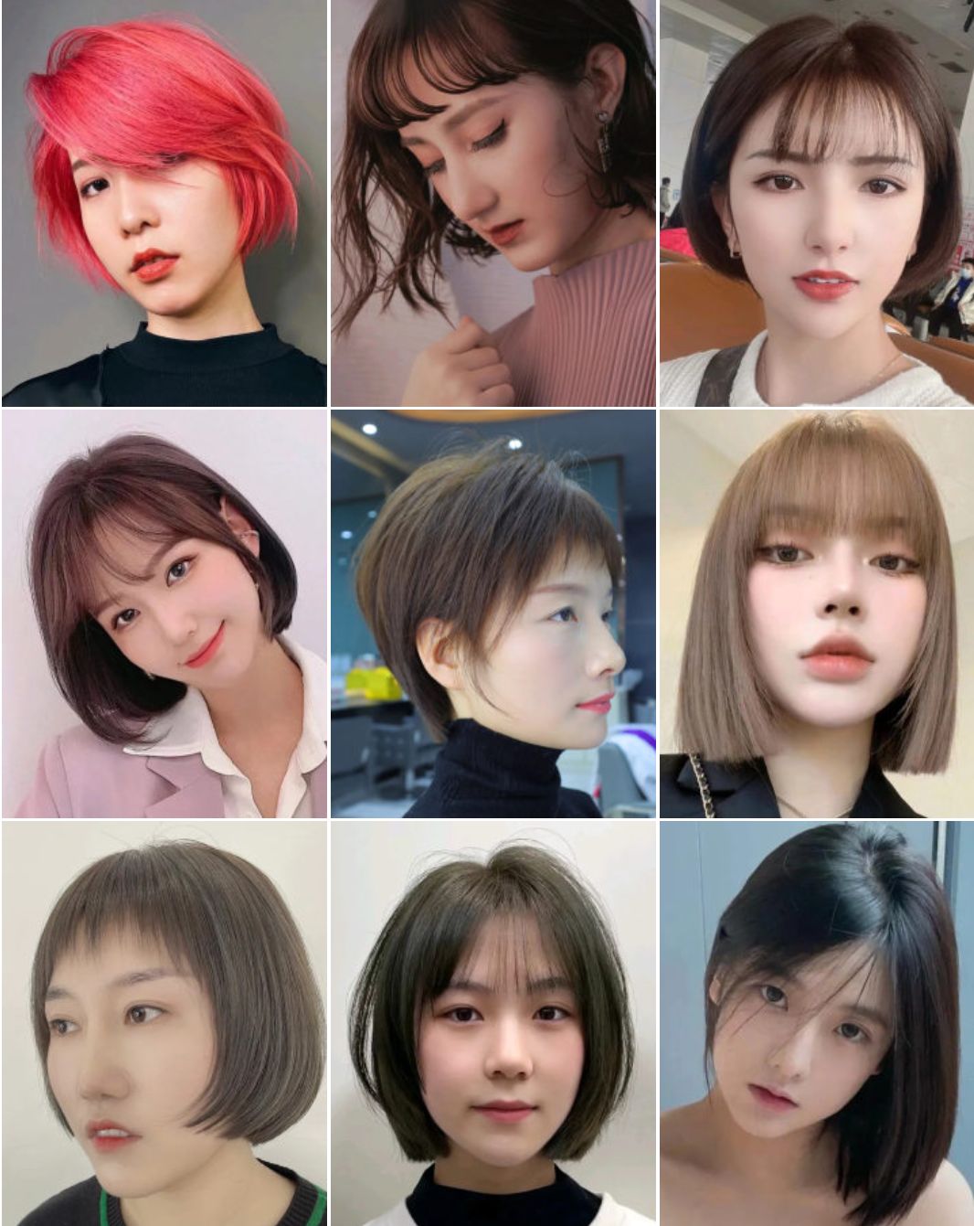 穿衣搭配 3月流行女发来了，烫染剪都很美，要不要挑一款