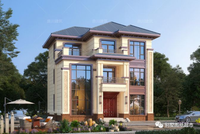 看一眼就喜欢的5款新中式三层别墅,回村建一栋,爸妈乐开花