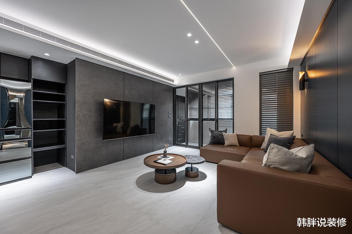 92㎡现代风,优雅沉稳大气!颜值超高收纳满分