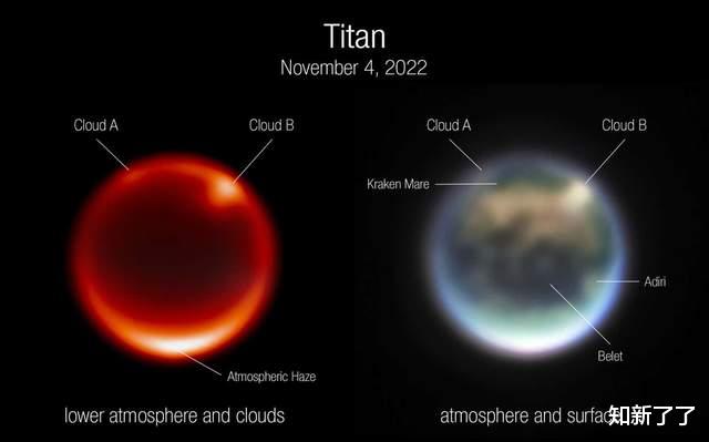 韦伯望远镜将目光投向了土星神秘的卫星泰坦