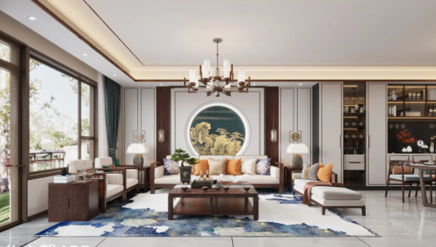 菡萏怡景装饰 | 中式风格的设计,满满的东方格调感!