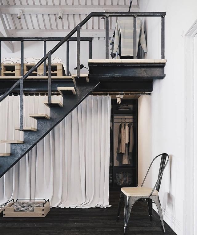 欧式风格的小清新复式Loft,爱她就给她个像样的家