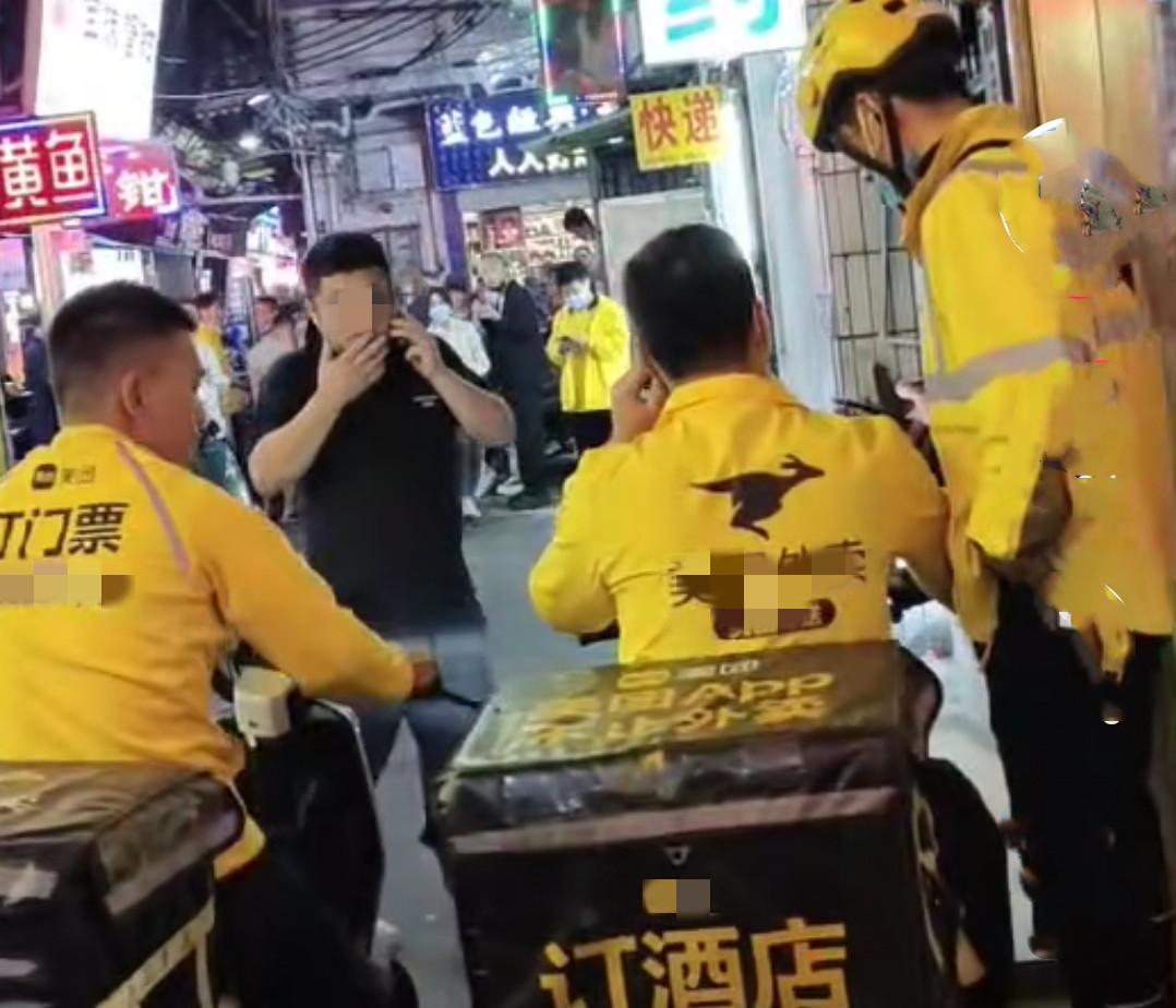 打你就像踩蚂蚁!广东一男子要跟外卖员单挑,放豪言后几下被撂倒
