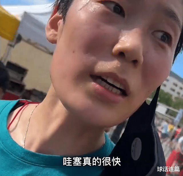朱婷|新动态！女排第一主攻在国外参加马拉松，累到汗如雨下却表示很爽