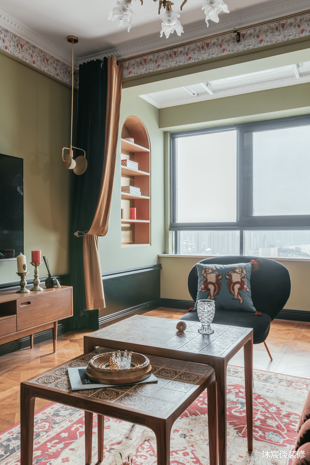 她把95㎡的家装成田园复古风,细品之后真的很有味道,越看越上头