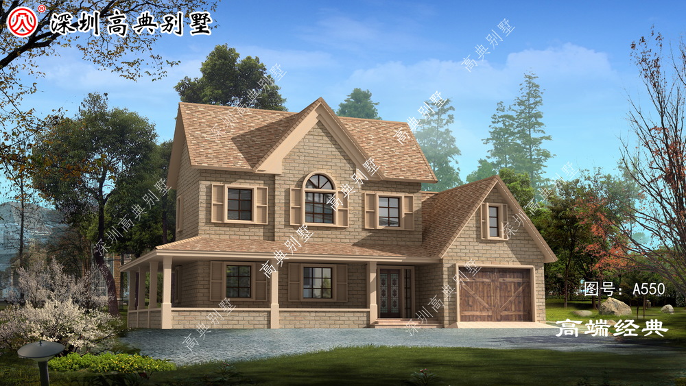 田园风格设计,更好地展现了农村别墅的,优雅浪漫