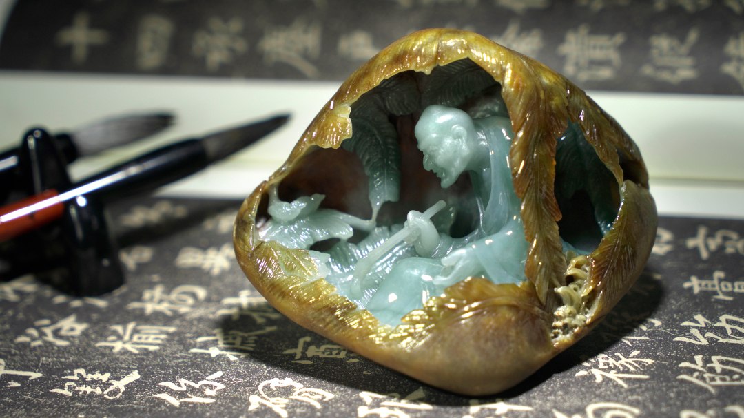 |翡翠·怀素书蕉|一个没钱买纸的僧人却靠自“种纸”练成一代草圣