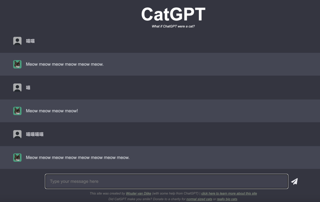 GitHub|有人在 GitHub 上发表了一个…CatGPT