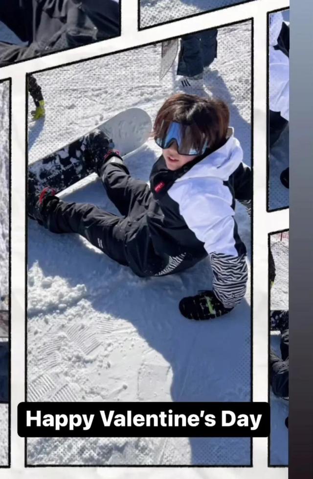 张柏芝|张柏芝情人节晒照,大儿子模样变化大,文案透露情感状态