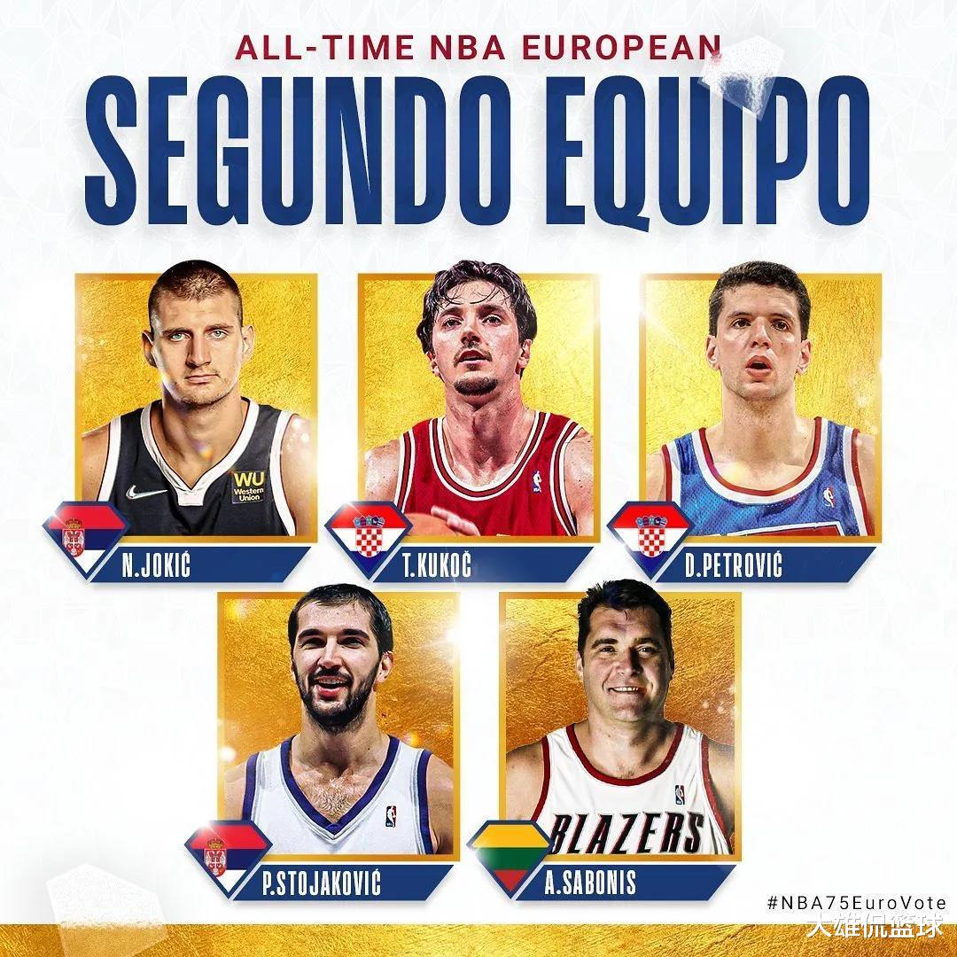 欧洲|NBA正式公布欧洲最佳阵容一阵和最佳阵容二阵NBA球员，谁被高估了