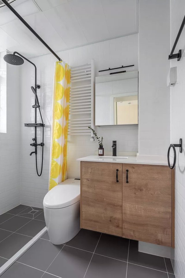 112平简约风三居室,这样设计建筑结构也成为空间的一大特色