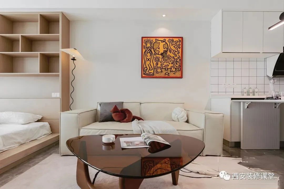 50㎡一室公寓,简单生活简单住