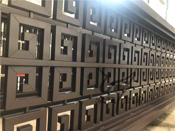 户外中式不锈钢景墙 园林景观中式不锈钢景墙