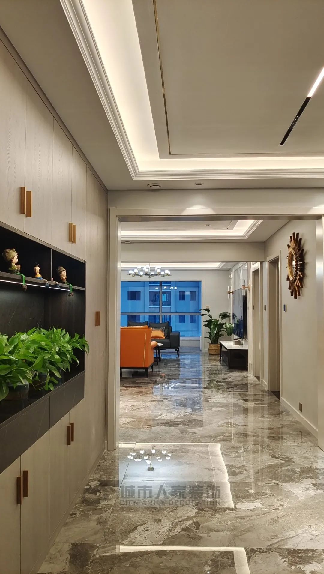 实景新作｜文博家园140+90㎡美式轻奢，“色”的魅惑，演绎轻奢复古美学