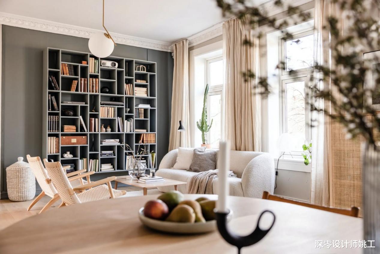 被这个家迷倒了!82㎡巧妙运用柔和色彩,让整屋都在充斥着温柔和浪漫~