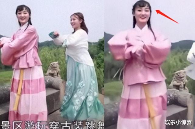 营养不良 又作妖?陈亚男扮“白素贞”跳舞,刘海却拖后腿,网友:原形毕露