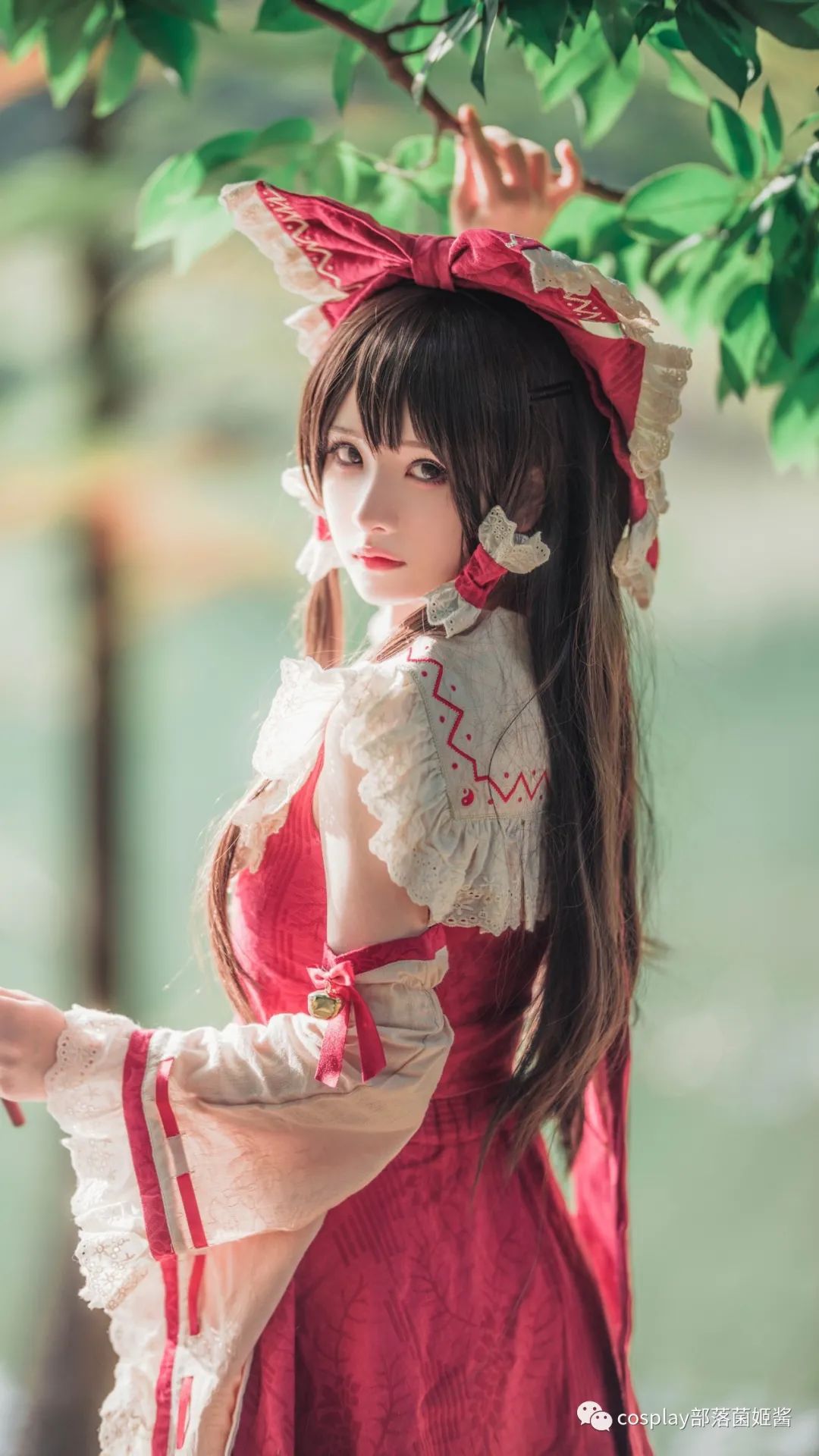 东方project|cos：东方project博丽灵梦cos正片@屿鱼
