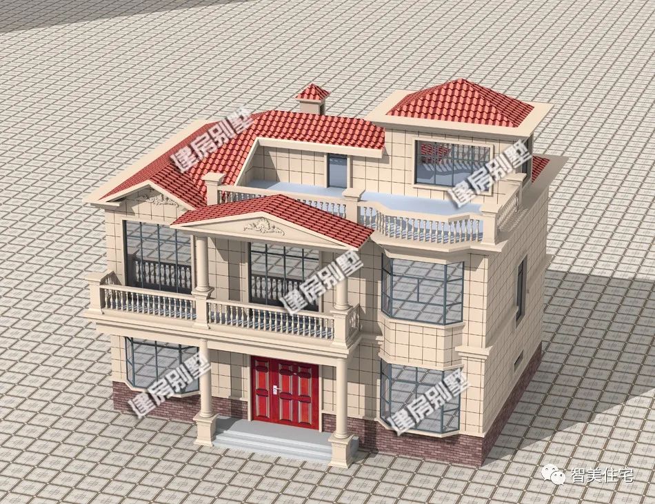 农村建房怎能少的了柴火房?这栋别墅设计很接地气,晾晒也方便