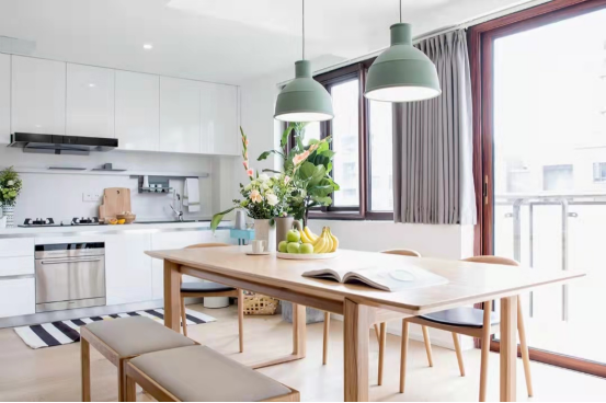 128㎡北欧风设计，敲掉隔断，大开间明亮又通透