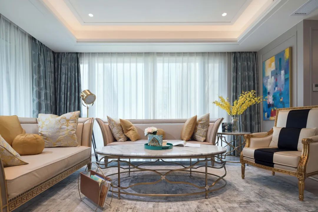 218㎡现代欧式丨都市轻奢,让生活充满仪式感!