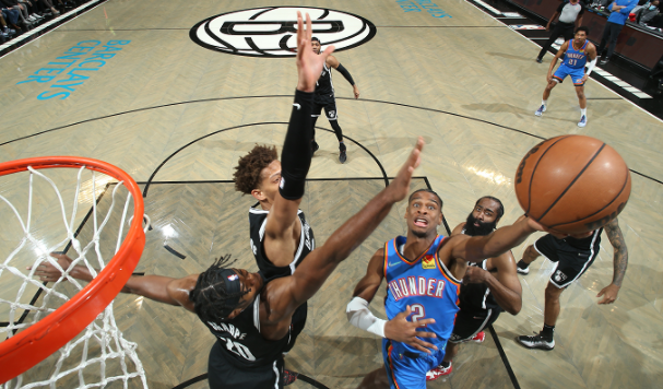 雷霆隊(duì)|歐文KD缺席！殘陣籃網(wǎng)不敵雷霆，哈登26+7+9，亞歷山大準(zhǔn)三雙