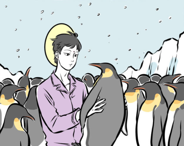 非人哉|非人哉：大士夢游飛南極，抱住企鵝沖Q幣，新物種的誕生！