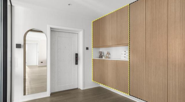 玄关柜好端端的，国外为啥要用隔板隔开？换做国内真的没必要