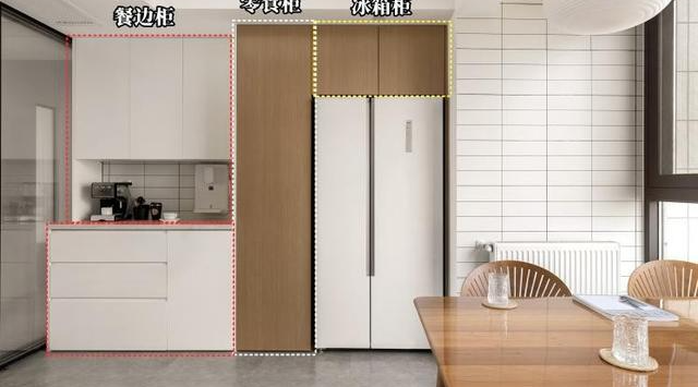 餐厅、厨房都好小,一不做二不休,合并到一起算了!果然方便不少