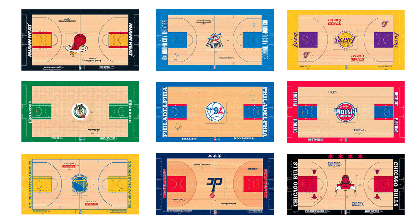 篮球场地胶也可以这么卷！