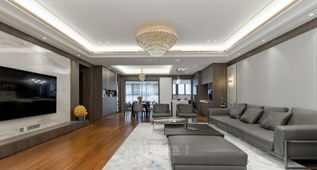 客厅餐厅一体如何设计看起来大气?