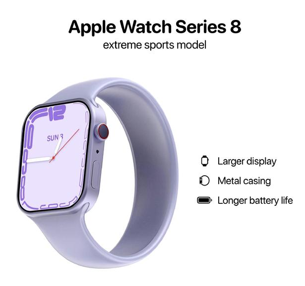 Apple Watch|苹果全新Apple Watch S8曝光,全新外观设计,屏占比更高