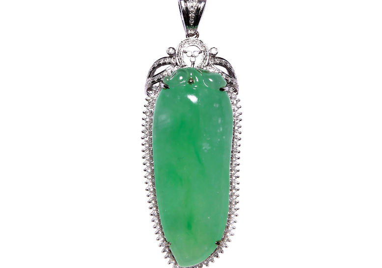 翡翠|翡翠福瓜有很多好寓意,是人们最欢的饰品,一般品质都比较高