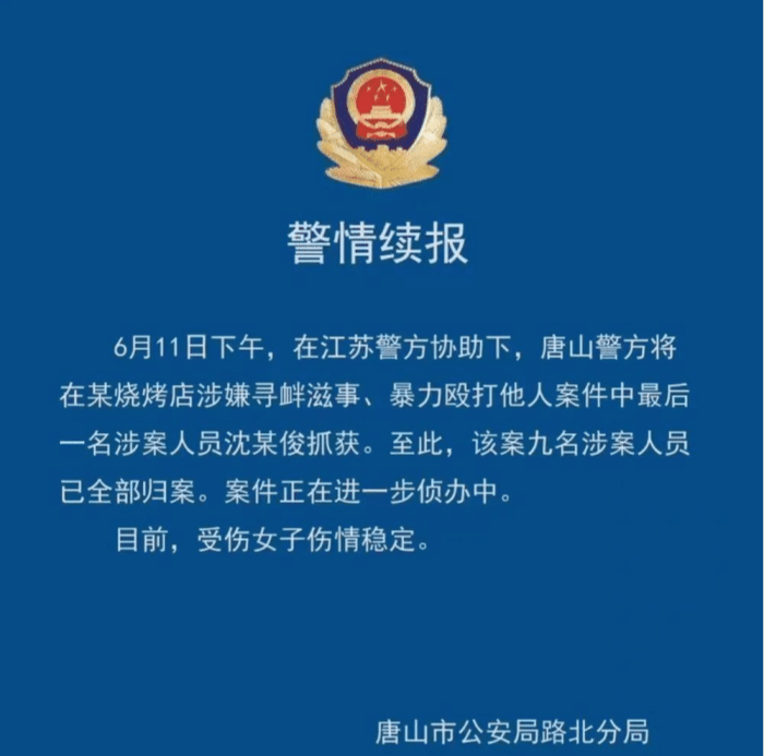 九人已落网,处罚结果可能不会让大家太满意