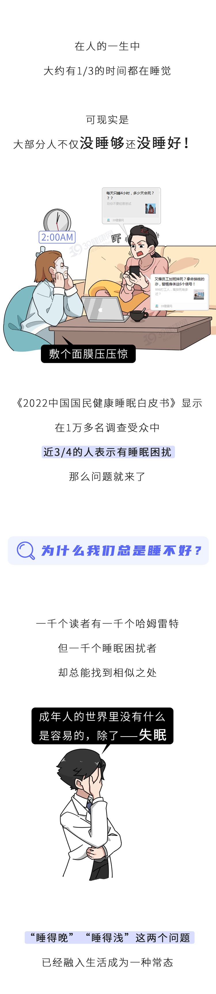 睡眠|“别熬夜,真的会熬坏身体!”长期晚睡的危害,不只是白天感到累