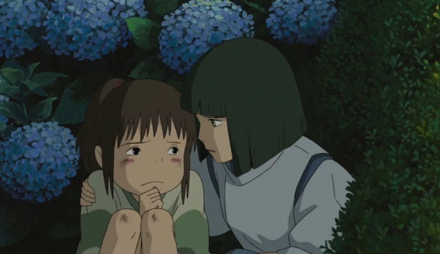 无脸男|动漫《千与千寻》无脸男看到千寻需要汤排,给了千寻一堆汤排