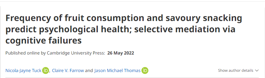 行医|英国研究发现,吃薯片等咸味零食或抑郁
