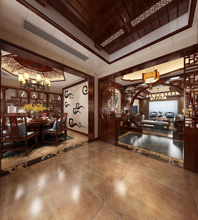 别墅设计|华美的别墅设计里，餐厅绝对占有一席之地