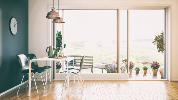 北欧现代美式设计风格,客厅阳台打造完整的衣帽间,让业主满意