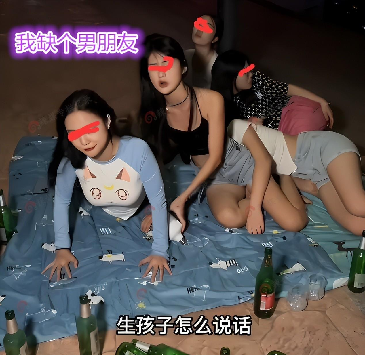 5名女子在河边露宿，邀请路人喝酒，酒后吐真言：想结婚生孩子