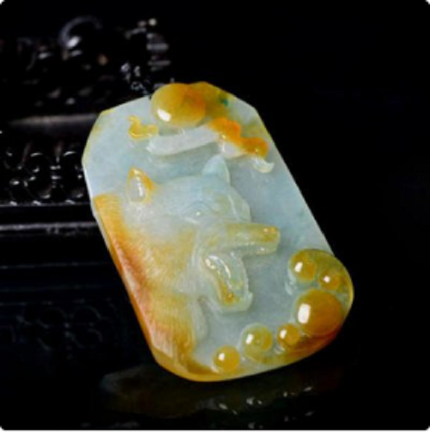 翡翠|有着敢打敢拼象征的翡翠啸月狼,是你独一无二的选择