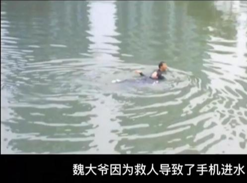 大爷救落水女手机进水,想让女子给买个手机,女子:我可没求他救