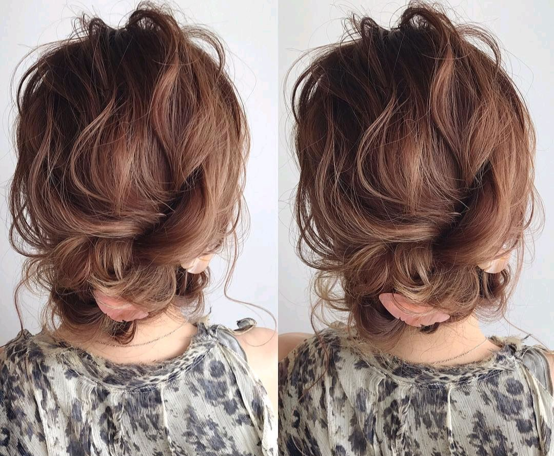 发型 烫卷染色就是不一样，换发型这样做就对了。