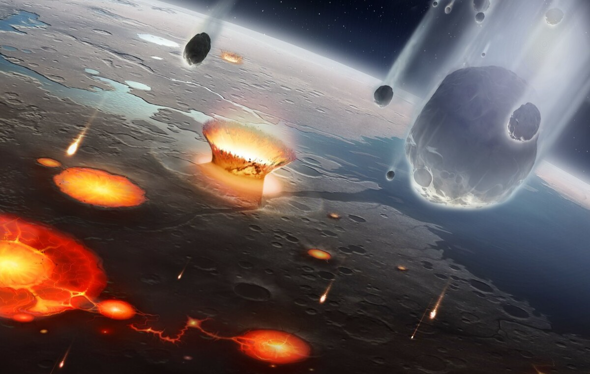 重达一万吨，小行星在空中爆炸解体，是外星文明在保护地球？
