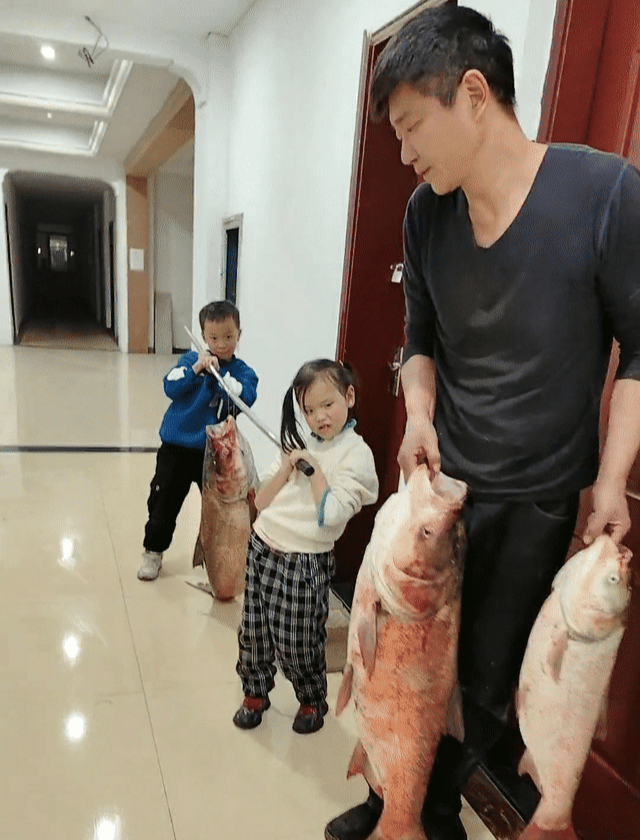 |河南男子带娃钓鱼一整天，老婆看到3条大鱼后怒怼：不想过就离婚