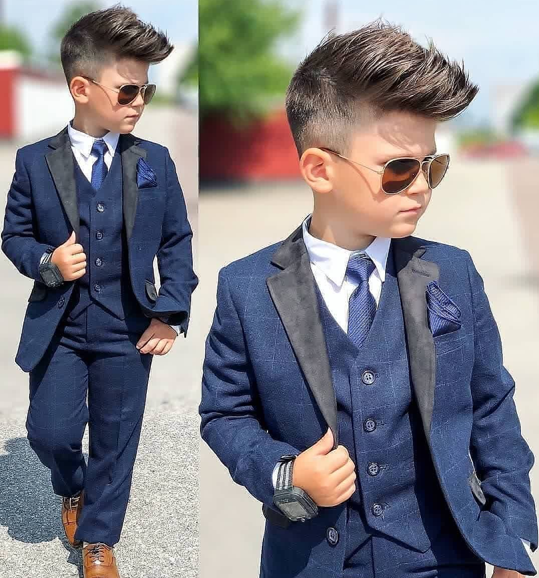 张钧甯 小男孩发型这样剪,时尚真有型,你看帅不帅