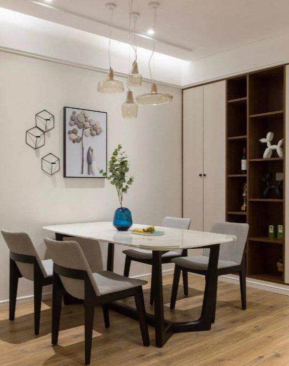 小户型的餐厅这样设计,有格调又能省空间!